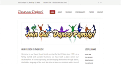 Desktop Screenshot of dancedepotfamily.com